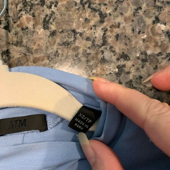 ATM BodyCon Ruched Dress Size XS Stretch - Picture 5 of 7